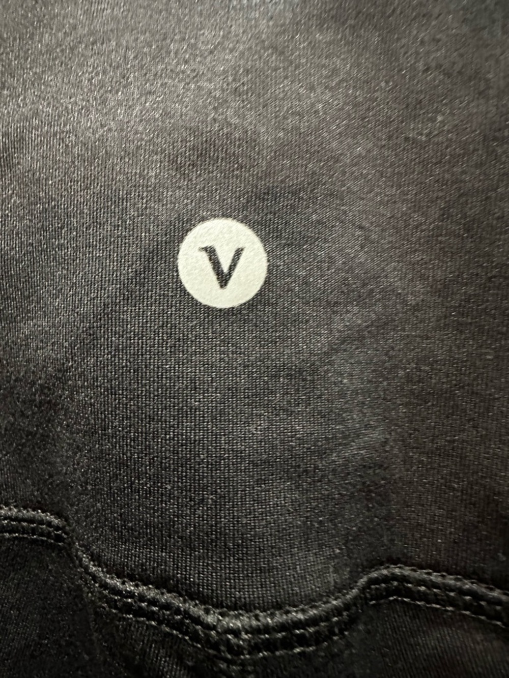 Velocity Size M Black Leggings EUC - Picture 4 of 4